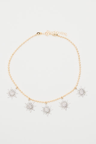 Sunrise Pendant Necklace Gold