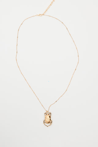 Beetle Pendant Necklace Standard