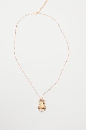 Beetle Pendant Necklace Standard