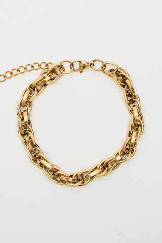 Mini Hoop Bracelet Gold