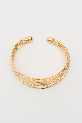 Multi-Wire Cuff Bracelet Gold