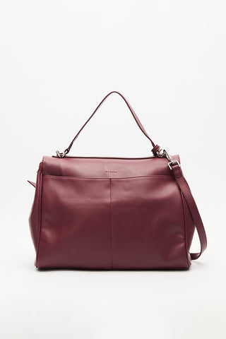 Arte Large Shoulder Bag Burgundy