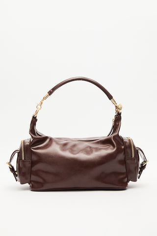 Mica Bag With Buckle Detail Brown