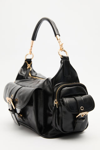 Mica Bag With Buckle Detail Black