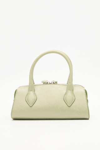 Leather Polo Mini Bag Green