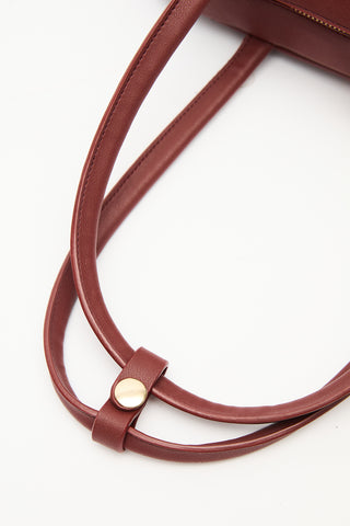 Simona Tote Bag Burgundy