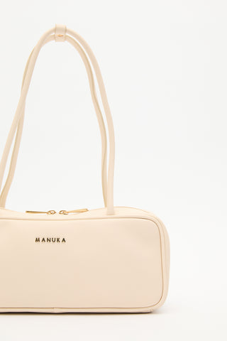 Simona Baguette Bag Beige