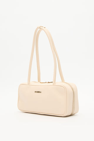 Simona Baguette Bag Beige