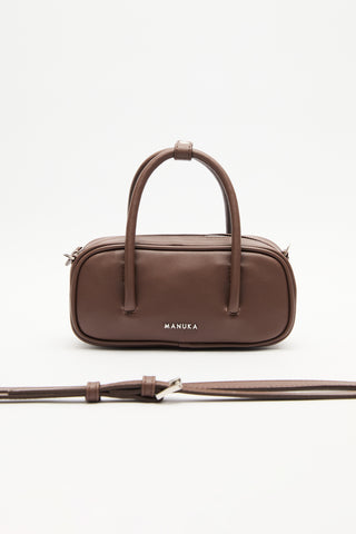 Mini Bowling Bag Brown