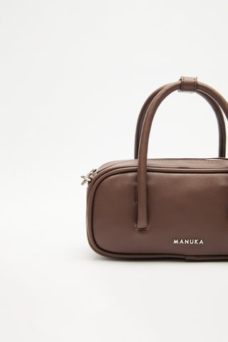 Mini Bowling Bag Brown