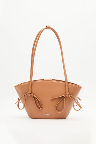 Sandy Bow Bag Camel