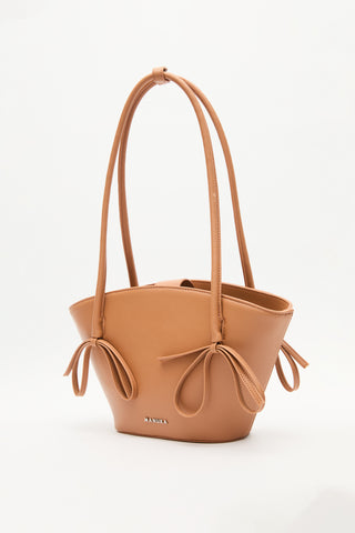 Sandy Bow Bag Camel