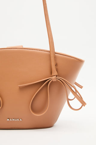 Sandy Bow Bag Camel