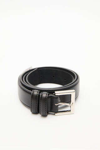 Square Buckle Belt Black