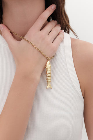 Chunky Fish Chain Necklace Standard
