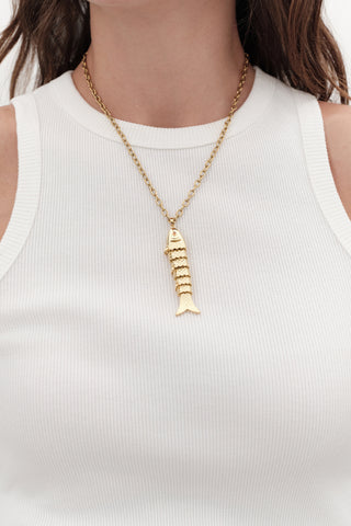 Chunky Fish Chain Necklace Standard