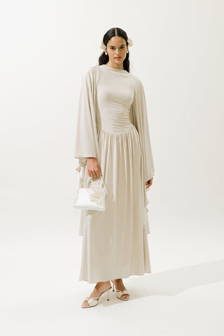 Helsa Evening Dress Pearl