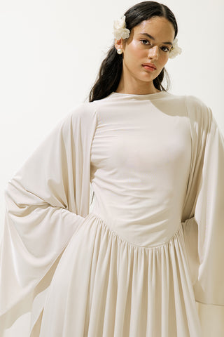 Helsa Evening Dress Pearl