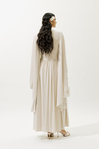 Helsa Evening Dress Pearl