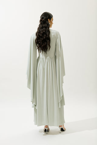 Helsa Evening Dress Green