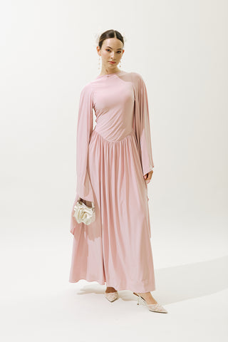 Helsa Evening Dress Powder