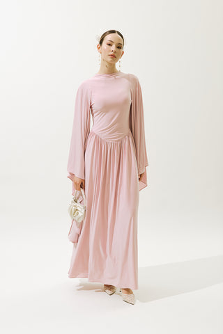 Helsa Evening Dress Powder