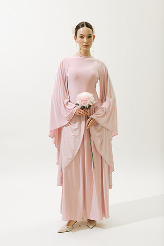Helsa Evening Dress Powder