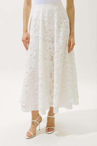 Limited Edition Lace Skirt Ecru