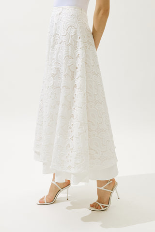 Limited Edition Lace Skirt Ecru