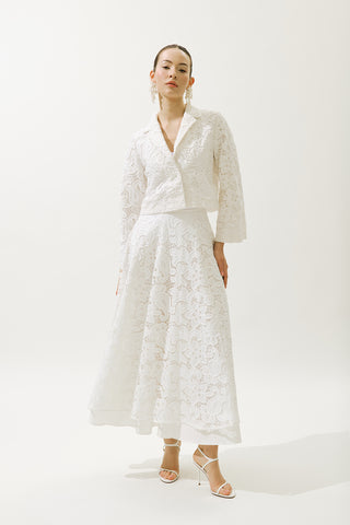 Limited Edition Lace Skirt Ecru