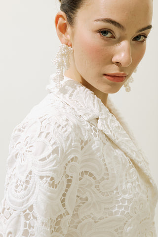 Limited Edition Lace Jacket Ecru