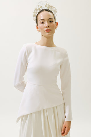 Annita Evening Dress Ecru