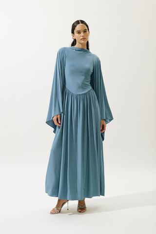 Helsa Evening Dress Blue