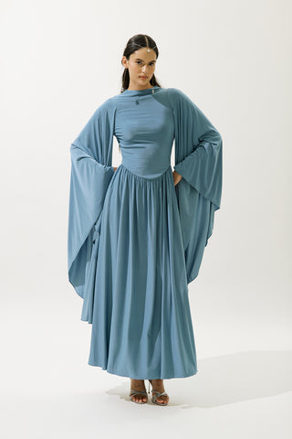 Helsa Evening Dress Blue