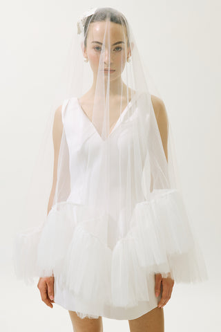 Olivia Evening Dress Ecru