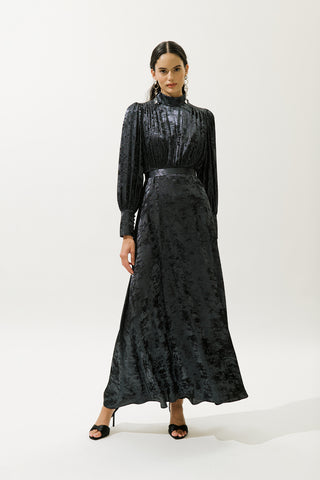 Shine Evening Dress Night Blue