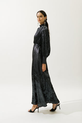 Shine Evening Dress Night Blue