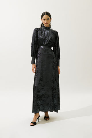 Shine Evening Dress Night Blue