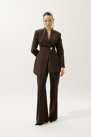 Valentine Blazer Kahverengi