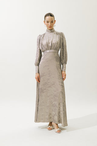 Shine Evening Dress Silver