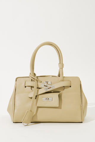 Arte Pocket Detail Shoulder Bag Sand