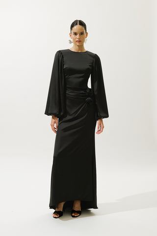 Leona Evening Dress Black