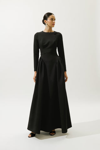 Lora Evening Dress Black