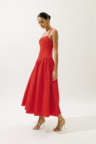 April Evening Dress Red