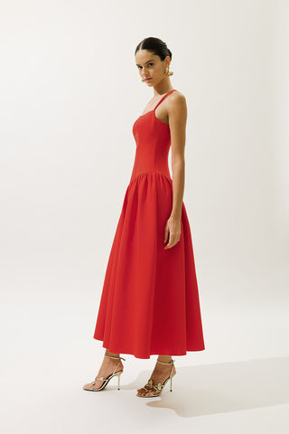 April Evening Dress Red