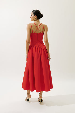 April Evening Dress Red