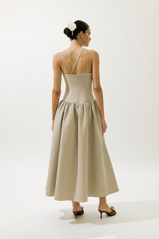 April Evening Dress Pistachio