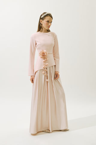 Annita Evening Dress Powder