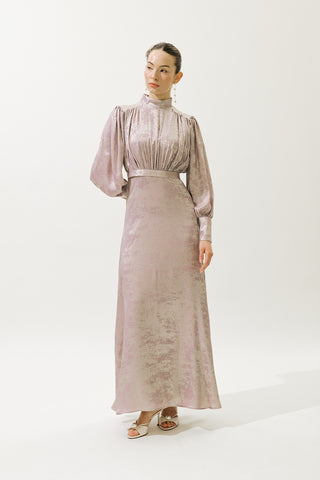 Shine Evening Dress Lilac