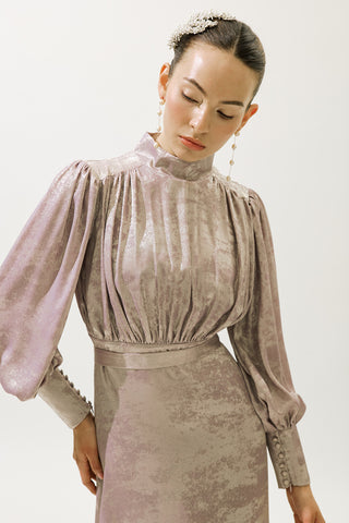 Shine Evening Dress Lilac